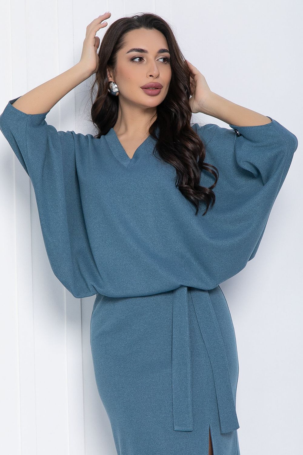 Платье Вэнсдей (джинс) П12576-4 LT Collection