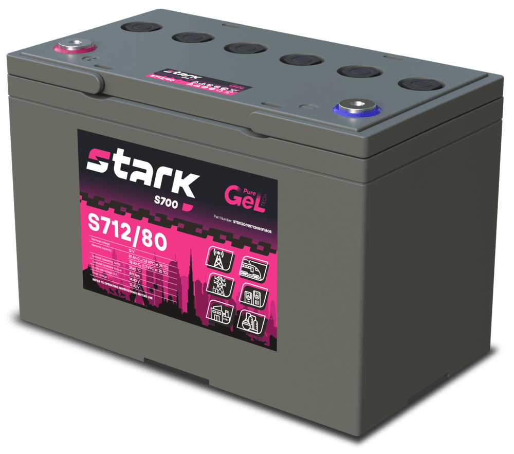 Тяговые аккумуляторные батареи STARK S712/80