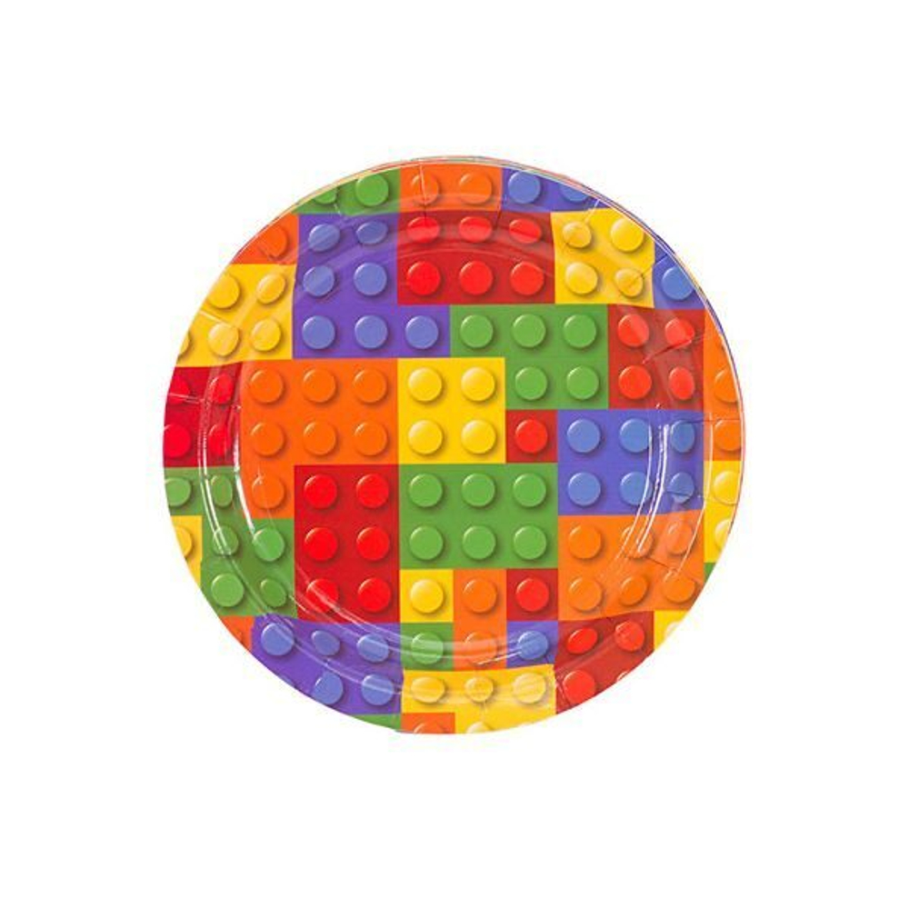 Тарелки малые Конструктор, 6 шт