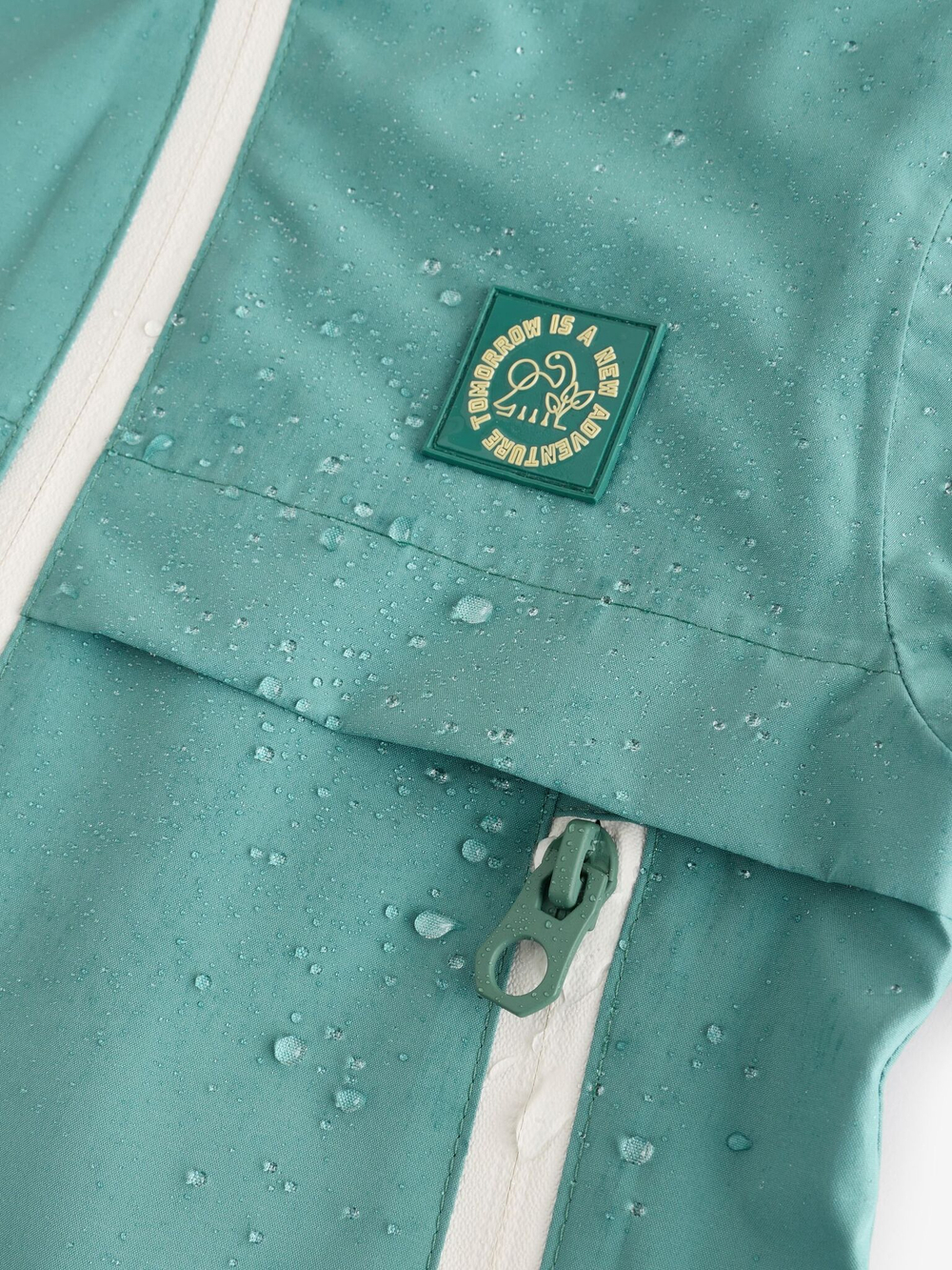 Куртка непромокаемая с капюшоном для мальчика Next Q61-763, Мятный