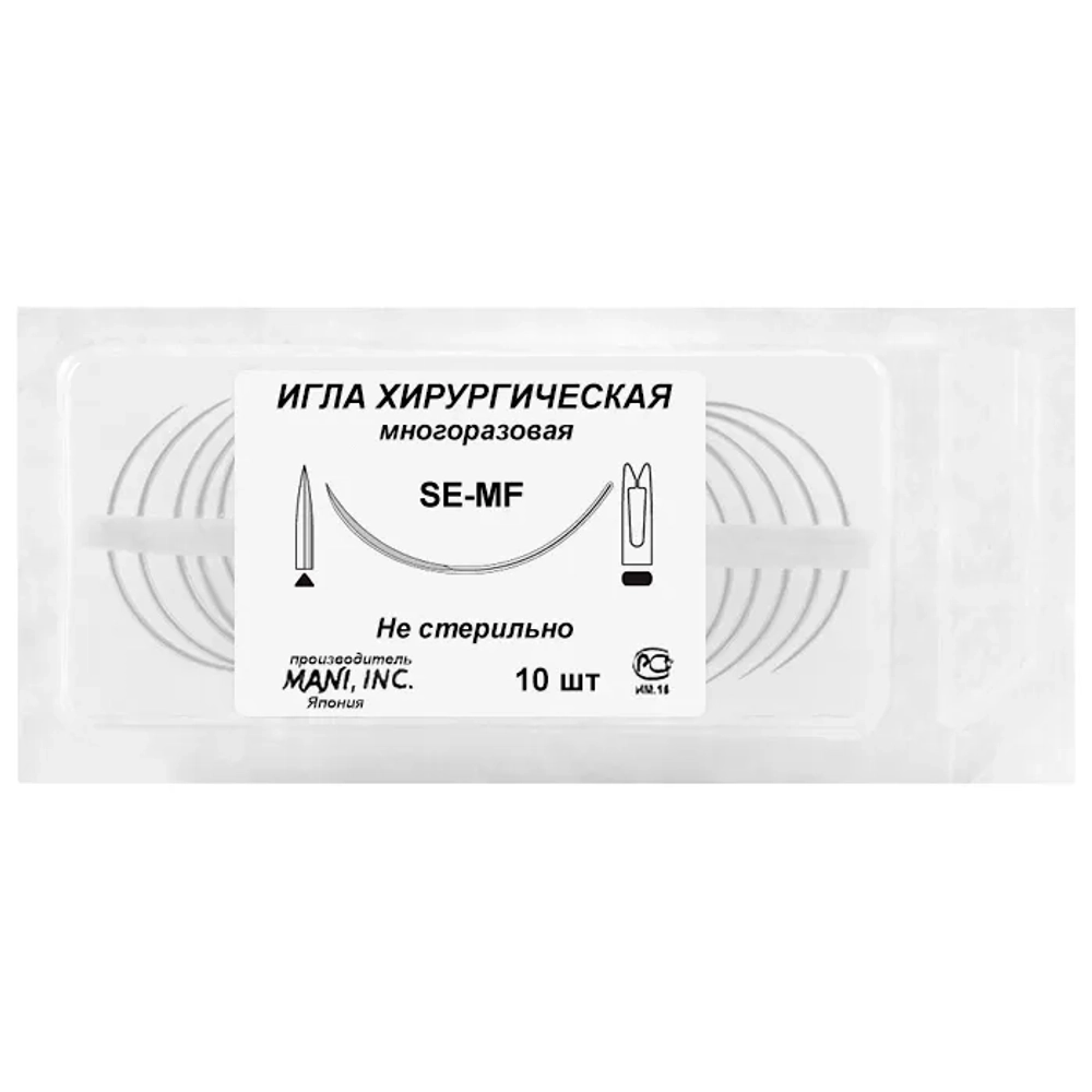 Игла хирургическая режущая Mani SE-MF 36 LL 5/8 10 шт