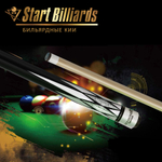 Кий Startbilliards Пул Береза белый бриллиант 2РС 145 см.