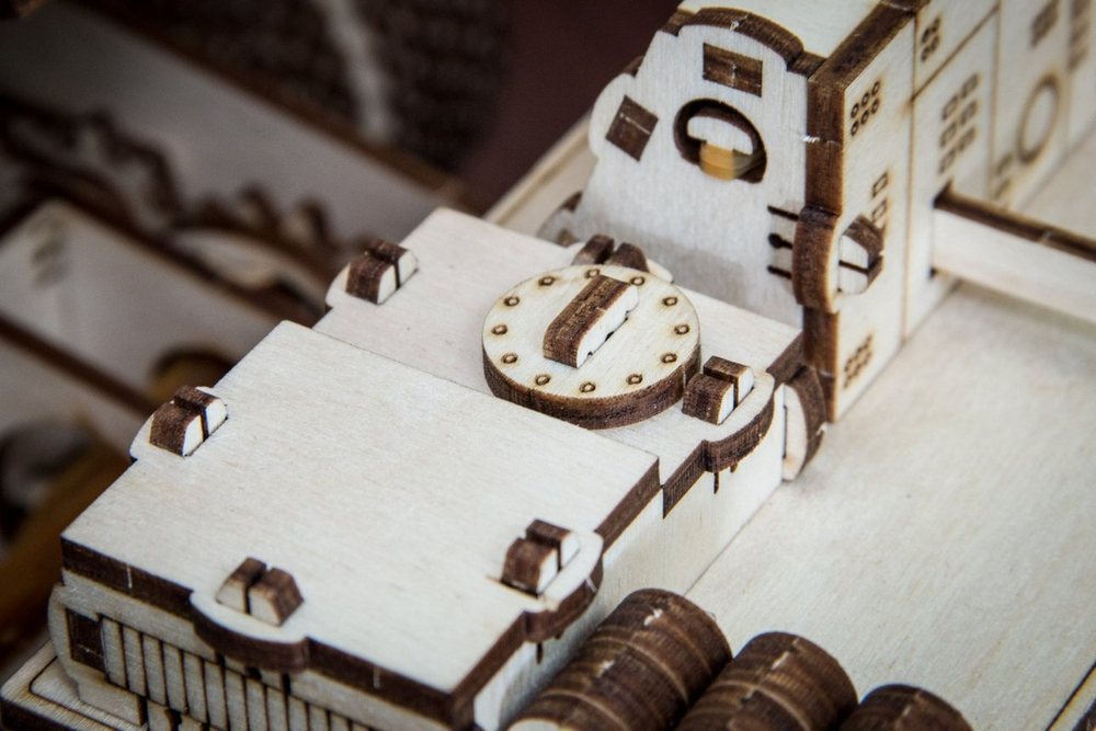 Белаз 75600 от Eco Wood Art - Деревянный конструктор, сборная механическая модель, 3D пазл