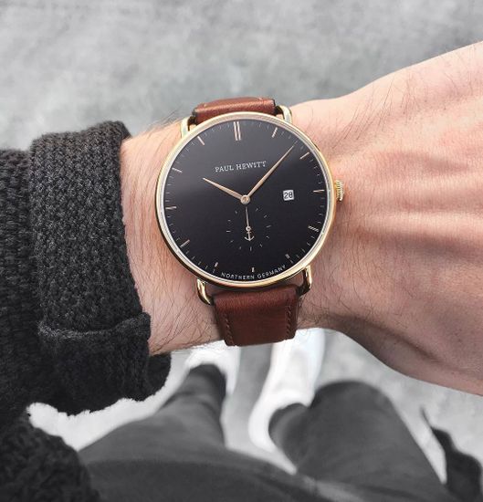 Мужские немецкие часы Paul Hewitt, Grand Atlantic Line PH-TGA-R-B-1M