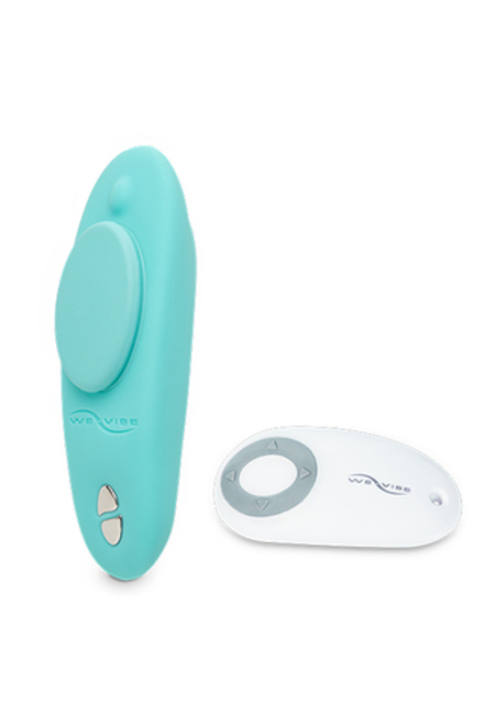 Инновационный вибромассажер в трусики We-Vibe Moxie, голубой