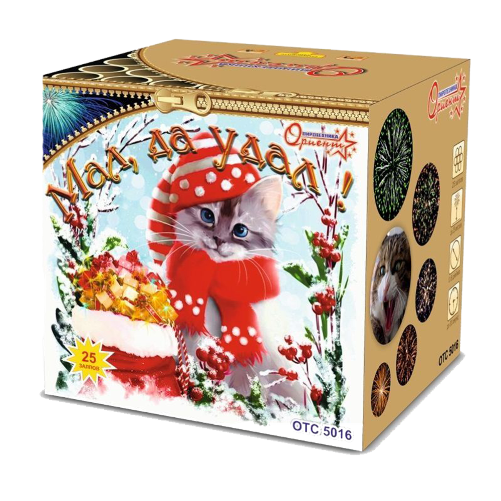 Салют "Мал да удал" 25 залпов