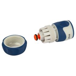 GWHC20-060 GREEN APPLE Коннектор с аквастопом для шланга 19 мм , пластик, TPR