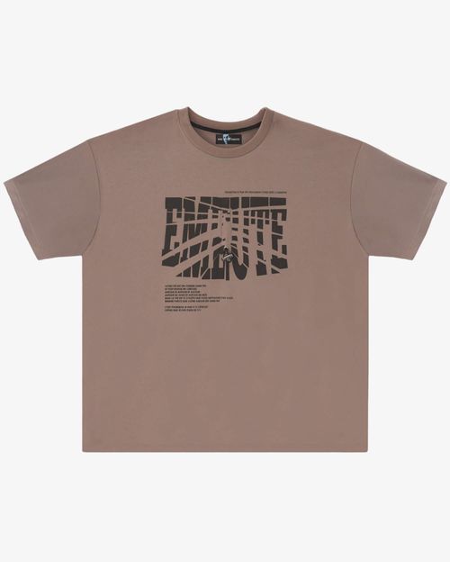 Футболка Une Petite Emeute Broken Emeute темно-бежевая