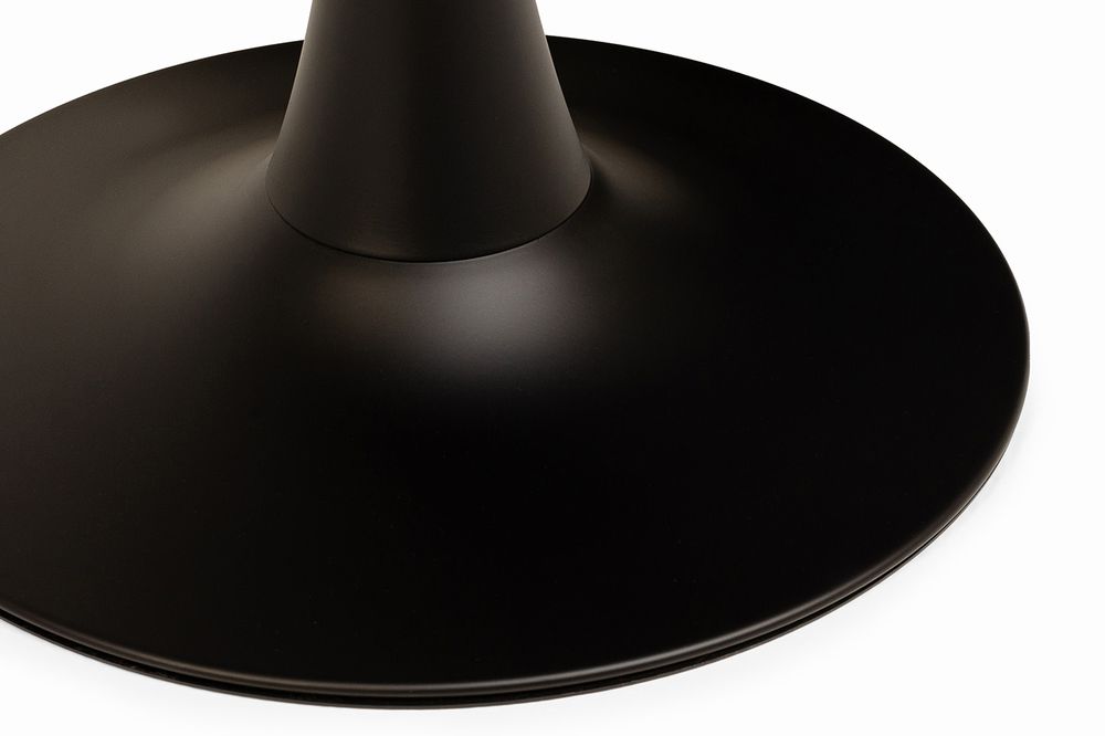 "Тюльпан" стол из HPL круглый Ø90см, цвет "серый гранит"