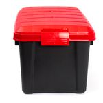Ящик многофункц. особопрочный СЛЕДОПЫТ Expedition Box, 40 л, 600х360х320 мм, цв. черный/красный/3/