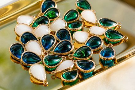 Подвеска Капля 18мм, стекло