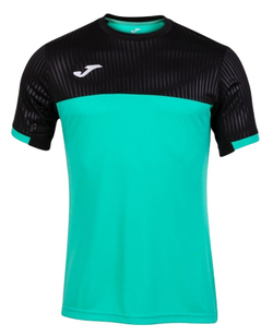 Теннисная футболка Joma Montreal Short Sleeve T-Shirt M - green/black