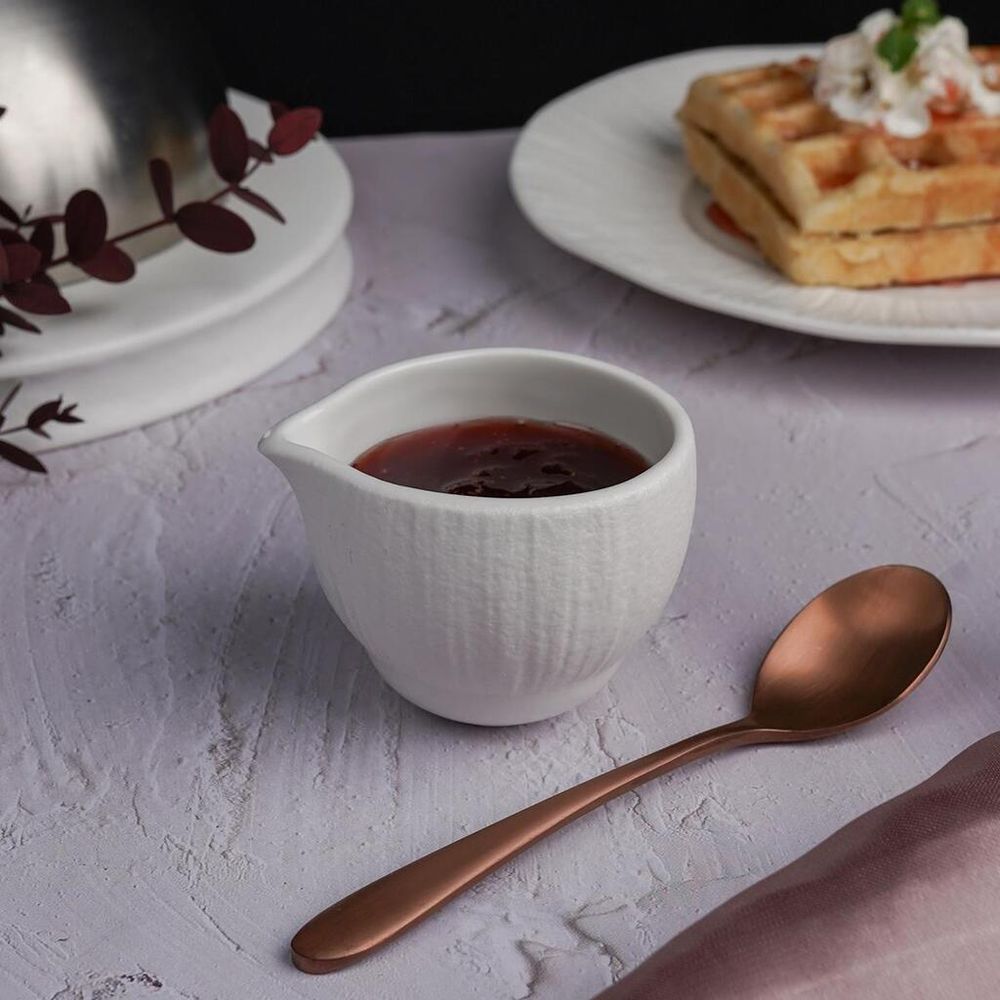 Молочник соусник 100 мл d 6,8/6,3 см h5,4 см круглый фарфор Frost   Proff Cuisine [12]