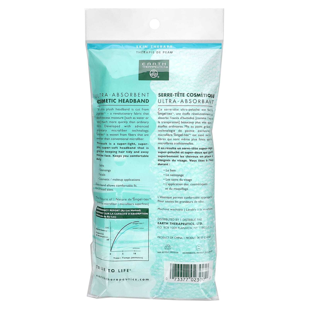 Earth Therapeutics, Косметическая повязка на голову, 1 шт.
