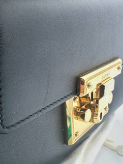 Сумка Gucci Black Leather Small Padlock