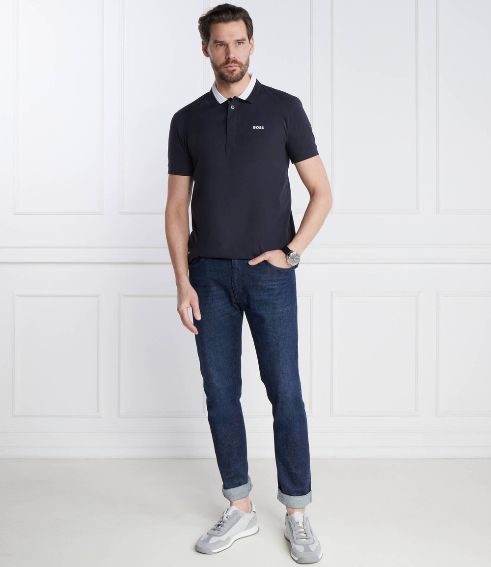 Поло Paddy BOSS GREEN - темно-синий(50506182)