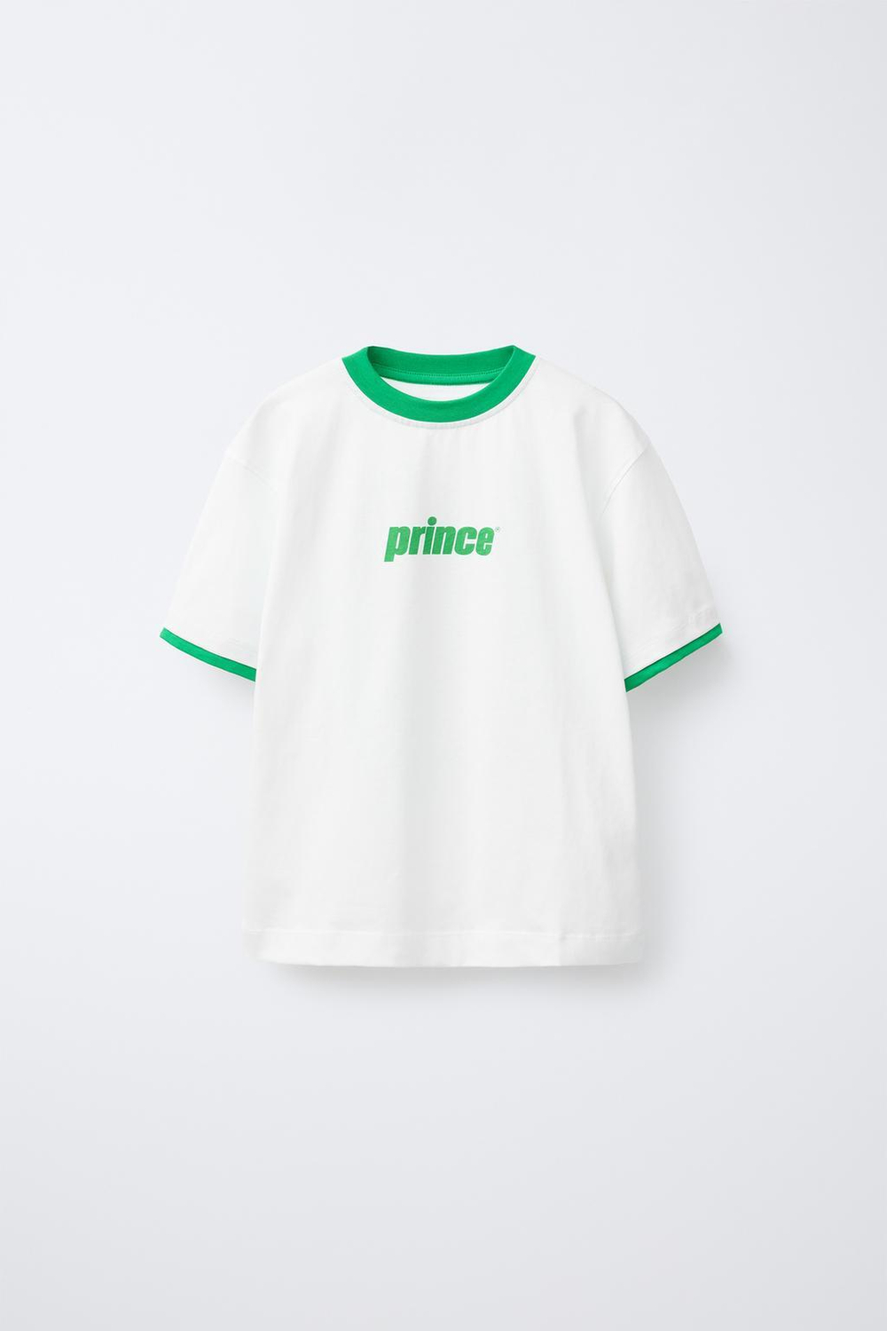 ZARA ФУТБОЛКА С ПРИНТОМ PRINCE ®, БЕЛЫЙ