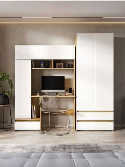 Комплект мебели для детской 2,4 м белый/дуб золотой