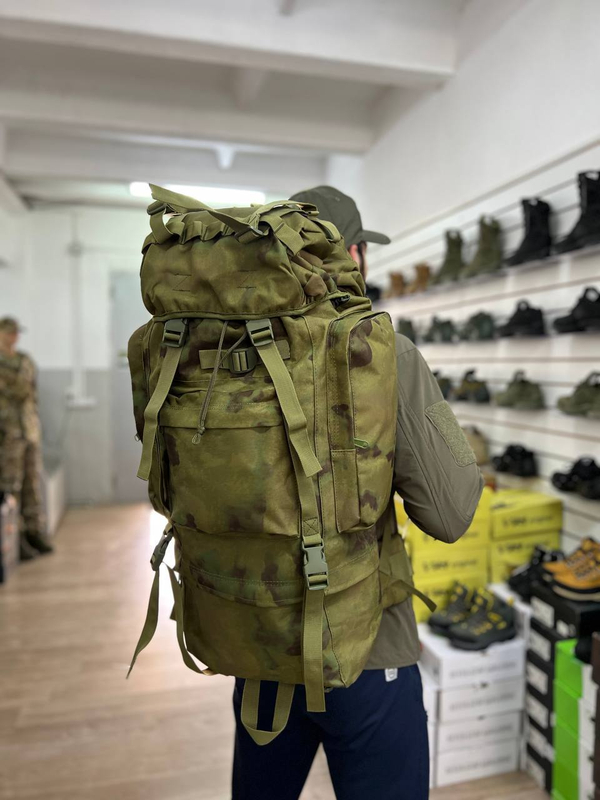Тактический рюкзак 70л / мох