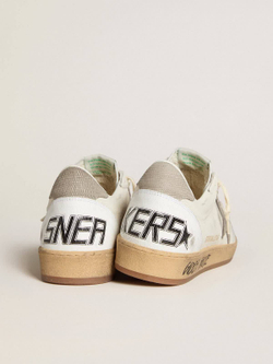 Ball Star in nappa leather with gray nubuck star and heel tab
