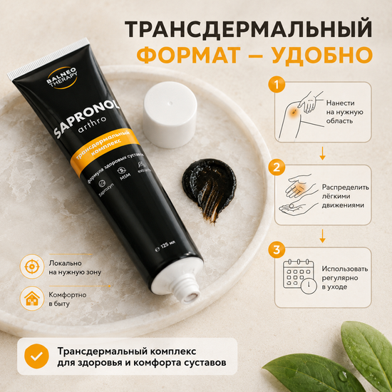 Трансдермальный комплекс Сапронол Артро (Sapronol Arthro)