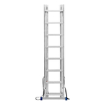 Лестница Сибртех трехсекционная 8 ступеней, алюминиевая