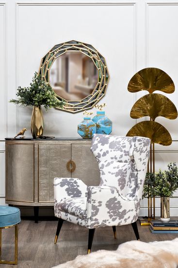 ART-N2911-S Комод серебристый с каменн.столешницей 160*43*102см