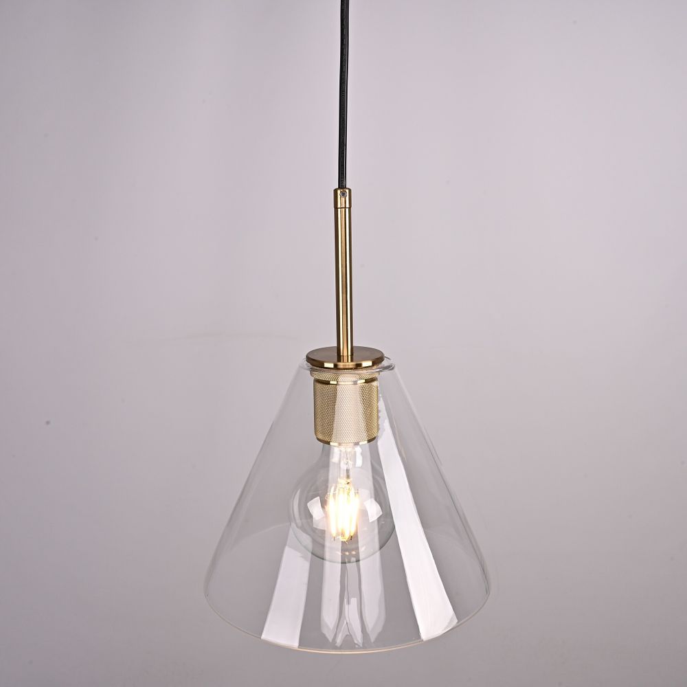 Подвесной светильник RH Utilitaire Funnel Pendant Brass