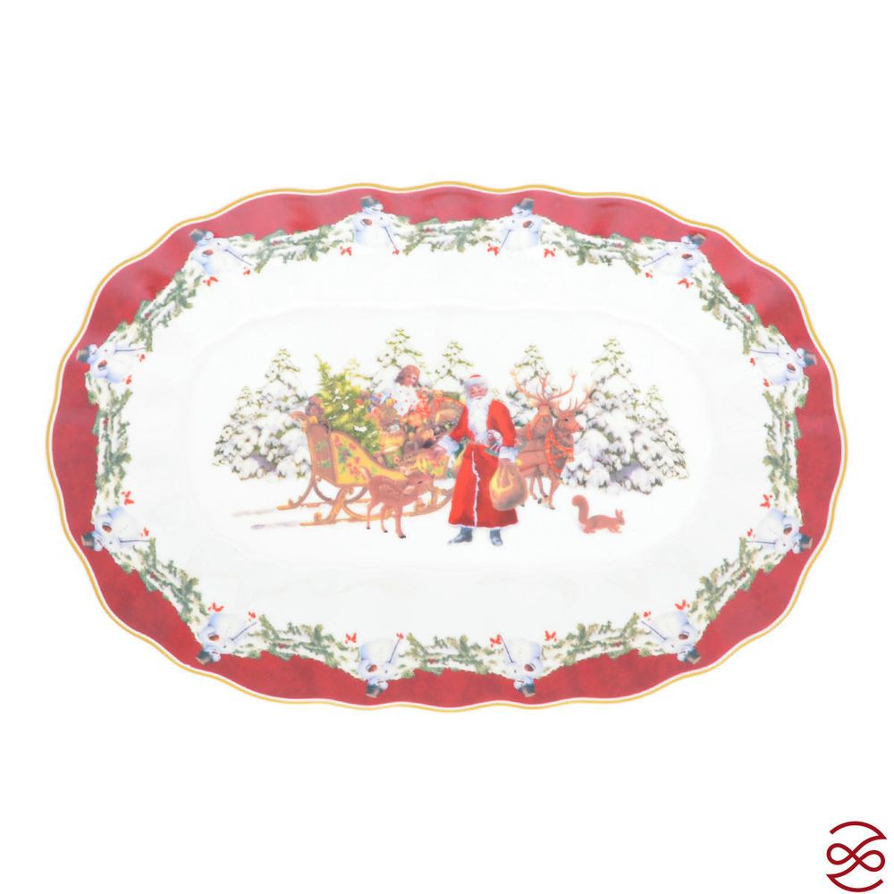 Блюдо овальное Repast Зимняя сказка 29*19 см