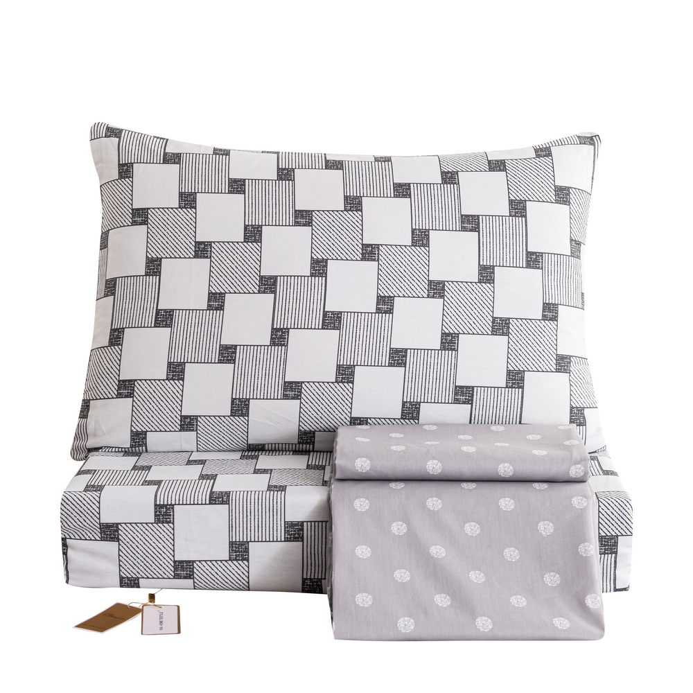 Комплект постельного белья Люкс Сатин 100% хлопок на резинке AR352