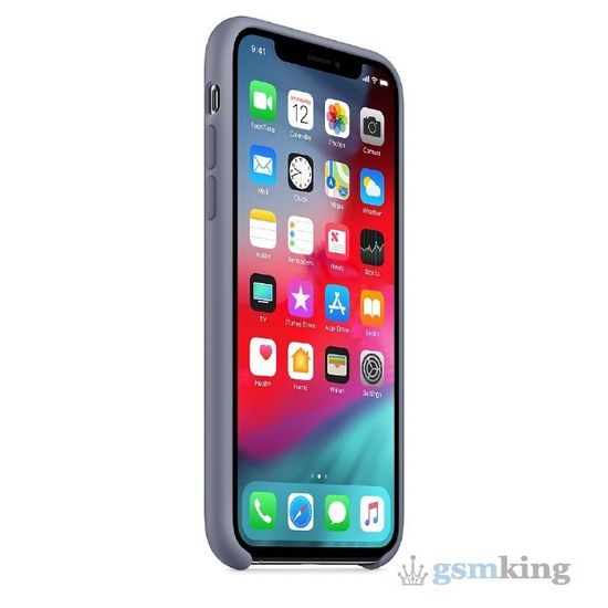 Silicone Case iPhone X/XS Lavender Gray «Тёмная лаванда»
