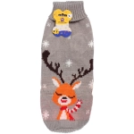 Кофта - свитер для мелких пород собак и кошек «BRO Style», оленёнок, цвет серый, р M