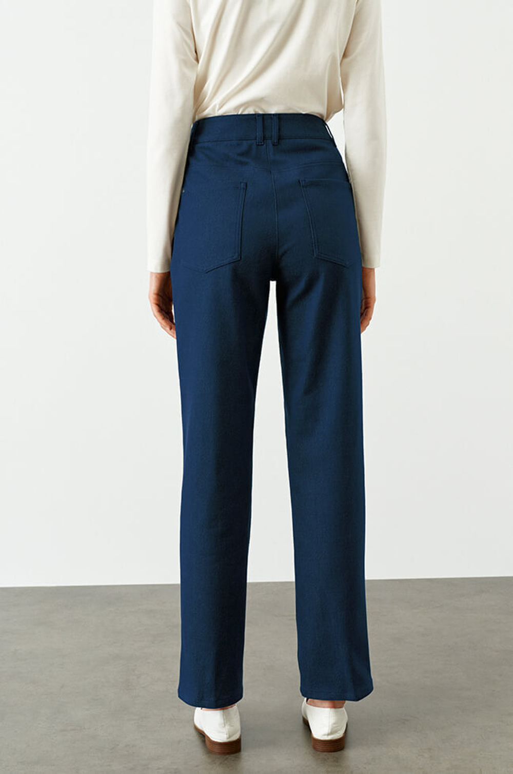 3950 Брюки женские (синий джинс)