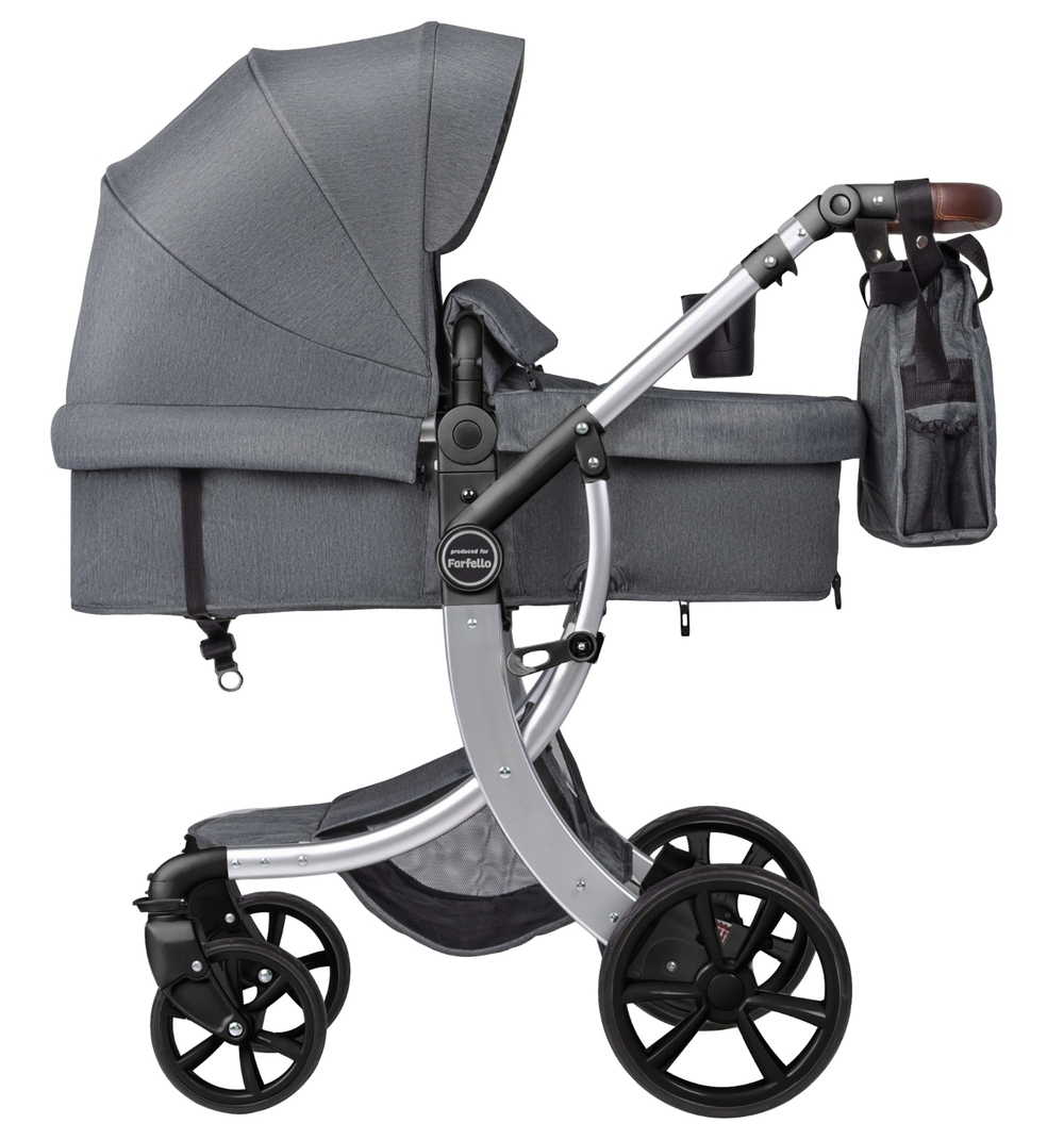 Коляска трансформер Aimile Original New Silver (Темно-серый NDS-2)