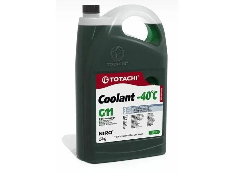 Антифриз TOTACHI NIRO Coolant Green -40C G11