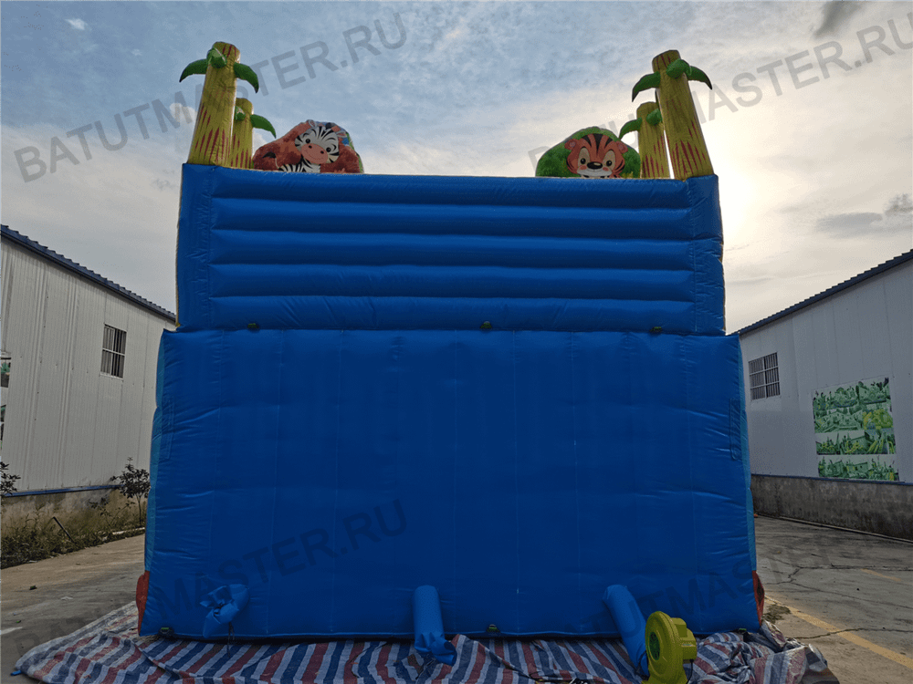 Коммерческий батут "Звериная команда", 10*5*5,5 м