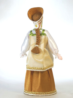 Кукла коллекционная Русская красавица в национальном костюме