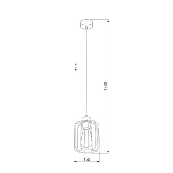 Подвесной светильник TK Lighting 4714 Galaxy New