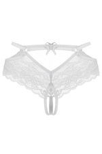 Эротические трусики Agnes из цветочного кружева (Размер: 46-48) (Цвет: белый)