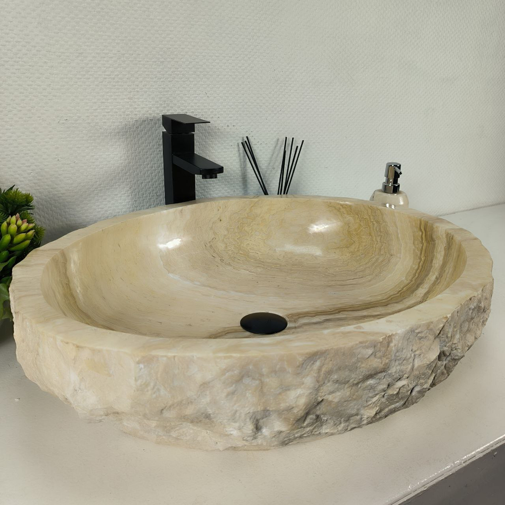 Раковина из оникса Erozy White EO-64412 62*52*16 0215