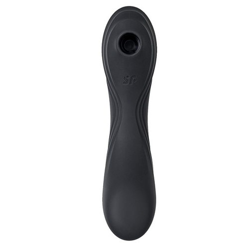 Черный вакуум-волновой вибростимулятор 17см Satisfyer Curvy Trinity 4