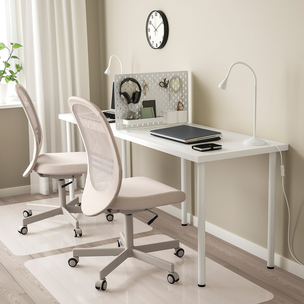 Перфорированная доска IKEA SKADIS (СКОДИС), Белый, 56х37 см