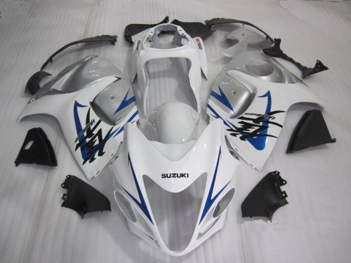 Комплект пластика для мотоцикла Suzuki GSX-R1300 08-16 Бело-Синий