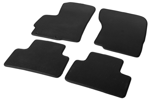 Коврики в салон автомобиля AutoFlex EVA (ЭВА, ЕВА) Standart для Mitsubishi ASX I поколение рестайлинг 2012-2020 2020-н.в., 4 части, с крепежом, 6400201