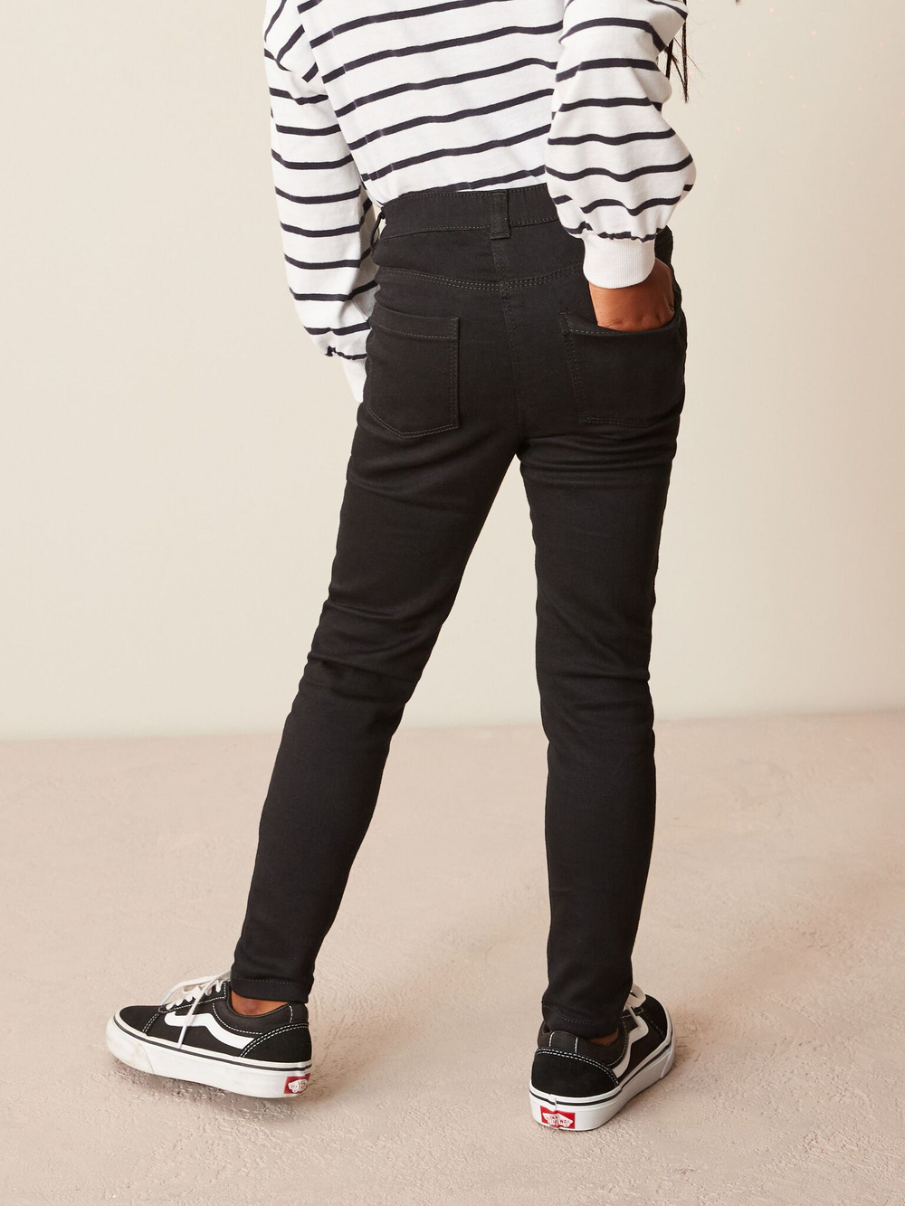 Джегинсы для девочки Next D66-011, Черный