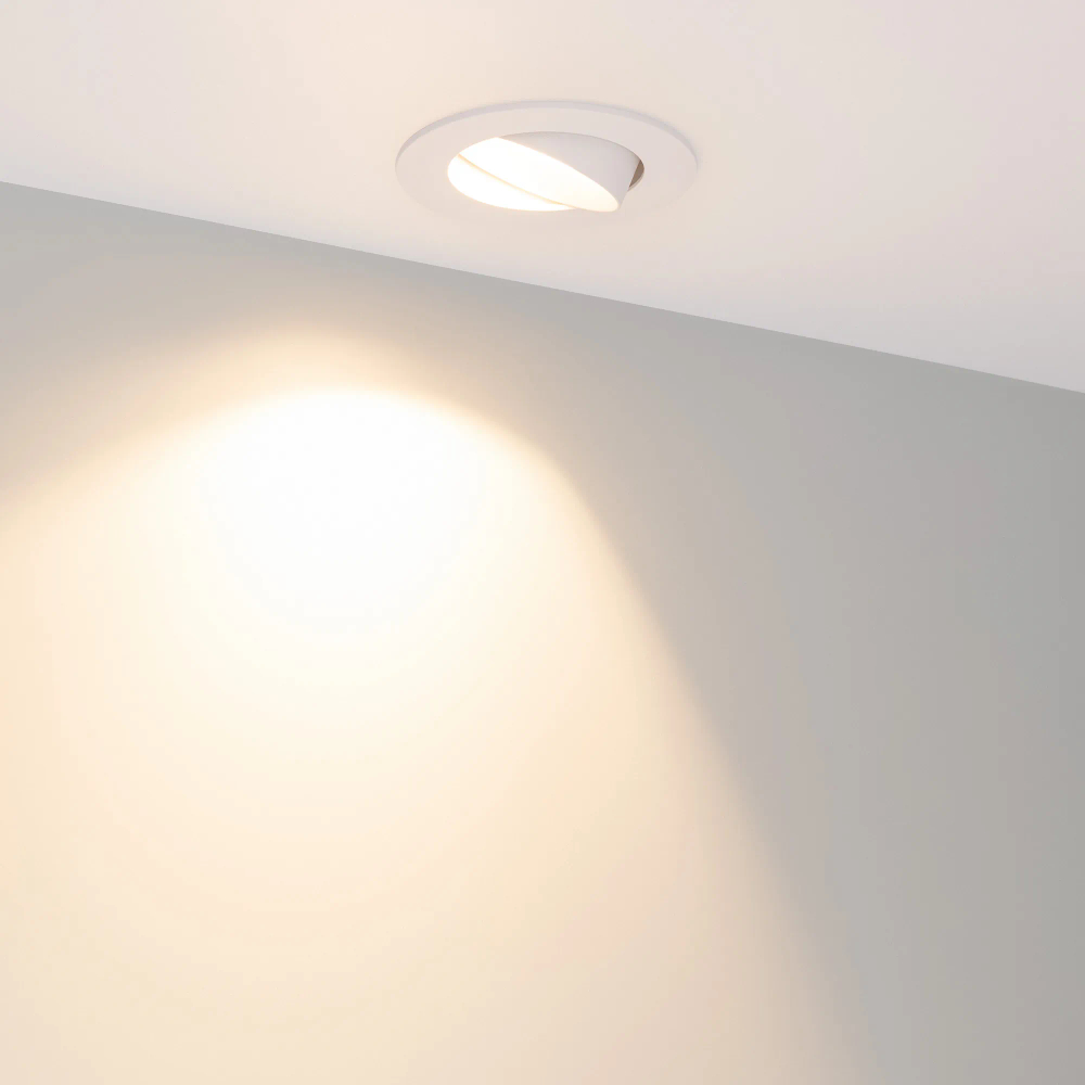 Светильник MS-ATOLL-BUILT-TURN-R94-10W Warm3000 (WH, 36 deg, 230V) (Arlight, IP54 Металл, 5 лет) 044598