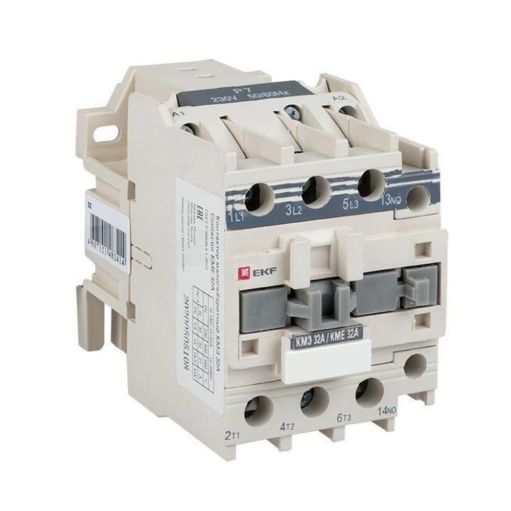 Контактор КМЭ 32А кат. 380В AC 1НО EKF ctr-s-32-380