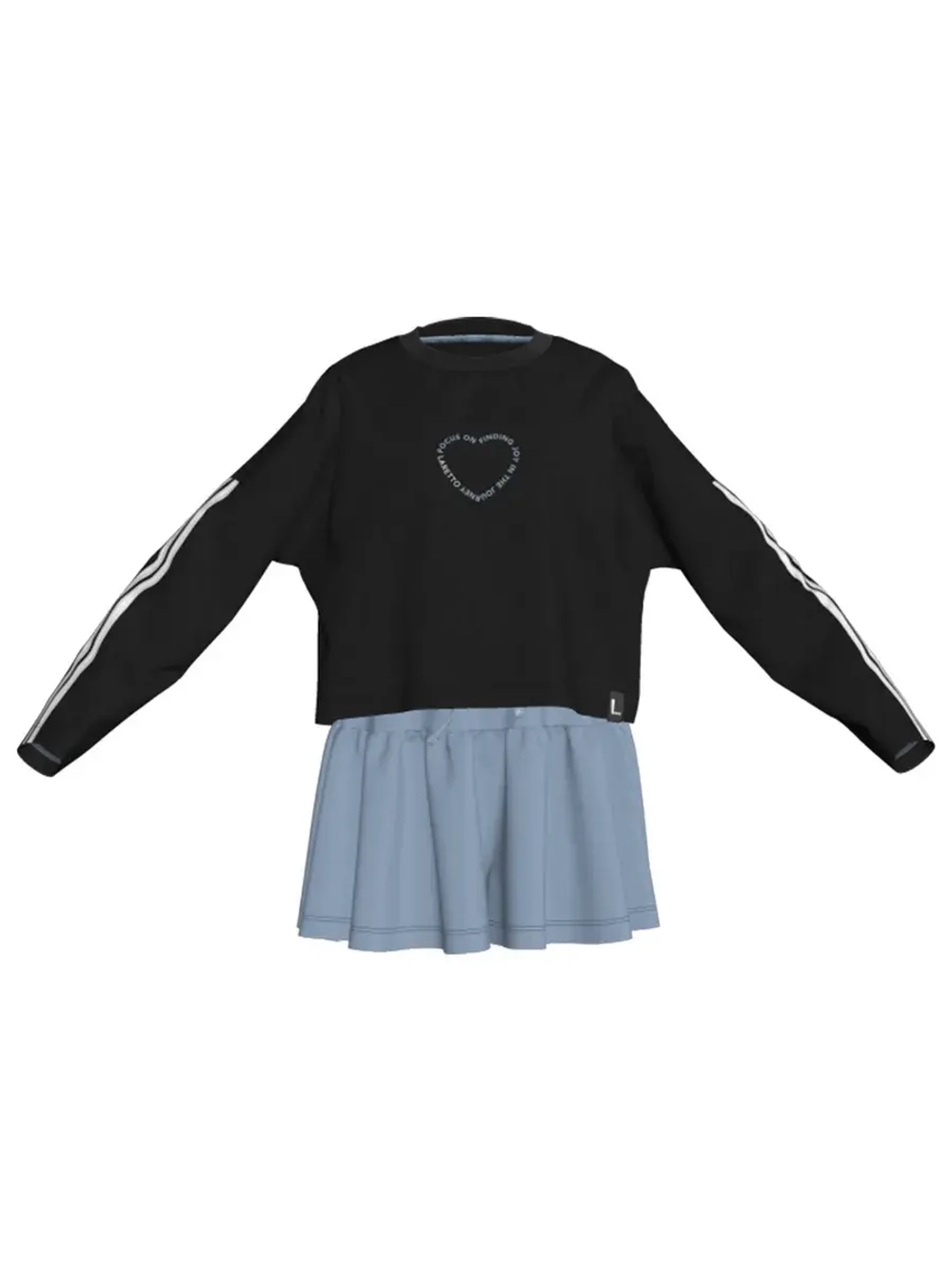 Осенний костюм для девочки, лонгслив и шорты