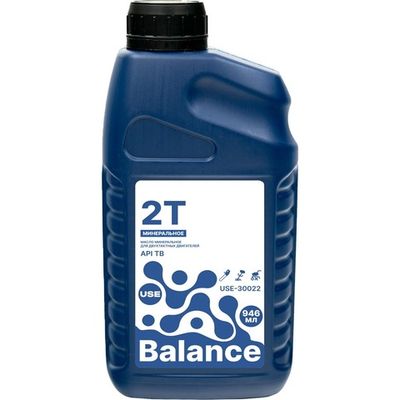 Масло USE Balance 2-х тактное минеральное API TВ 0.946 л   USE-30022