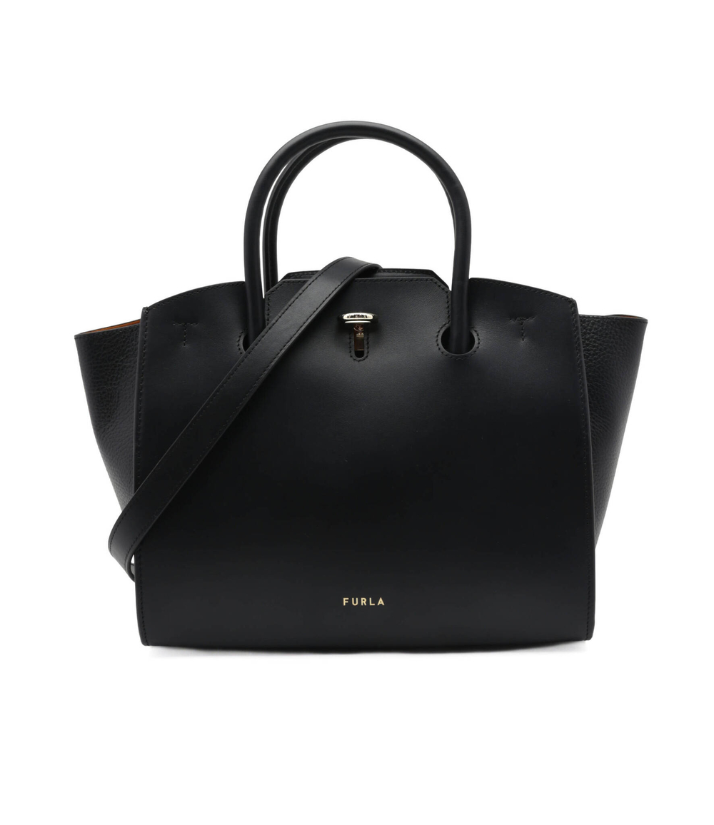 Кожаная сумка через плечо Genesi Furla - черный(WB00811 BX0053)